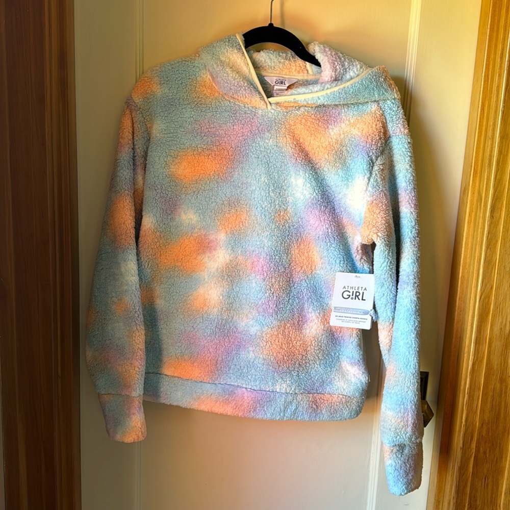 NWT Athleta Girl So Snug Printed Sherpa size XXL 16